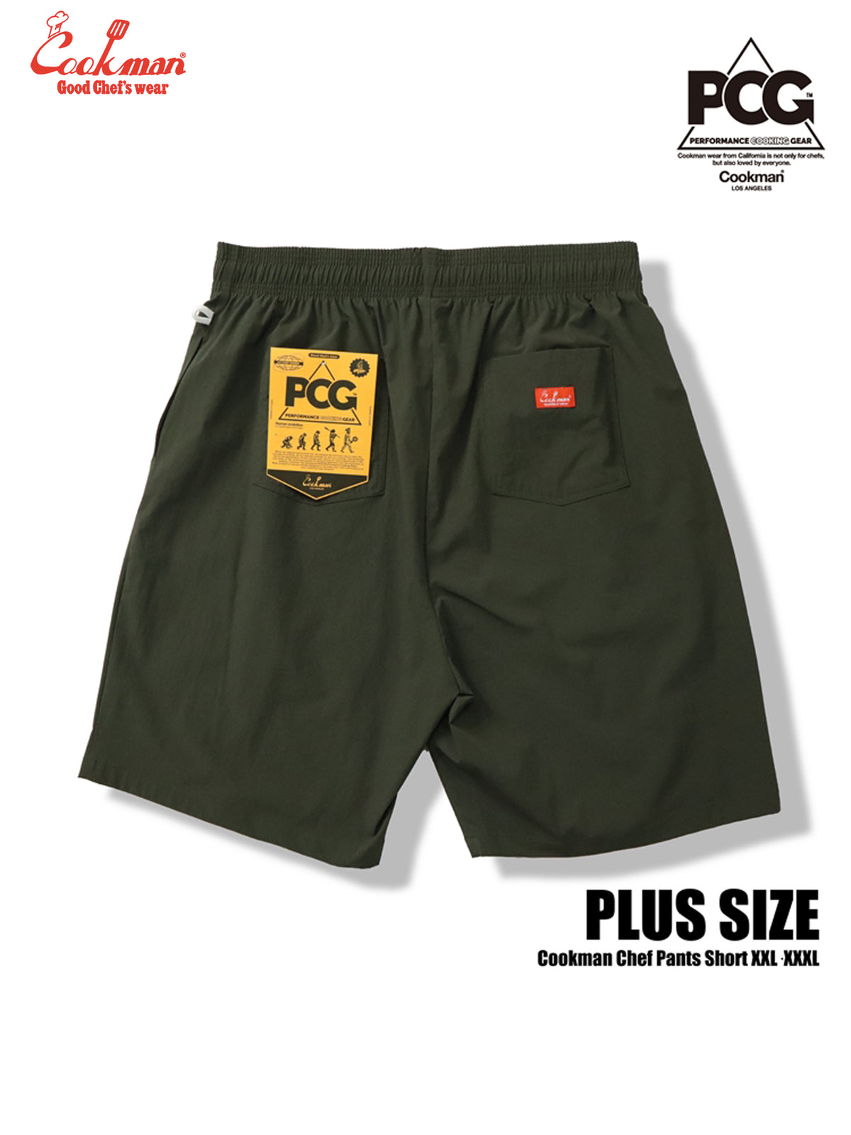 Chef Short Pants - Light : Olive