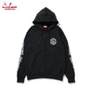 Cookman Zip-up Hoodie - Cutlery : Black