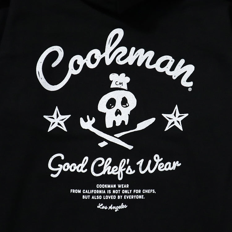 Cookman Zip-up Hoodie - Skull : Black