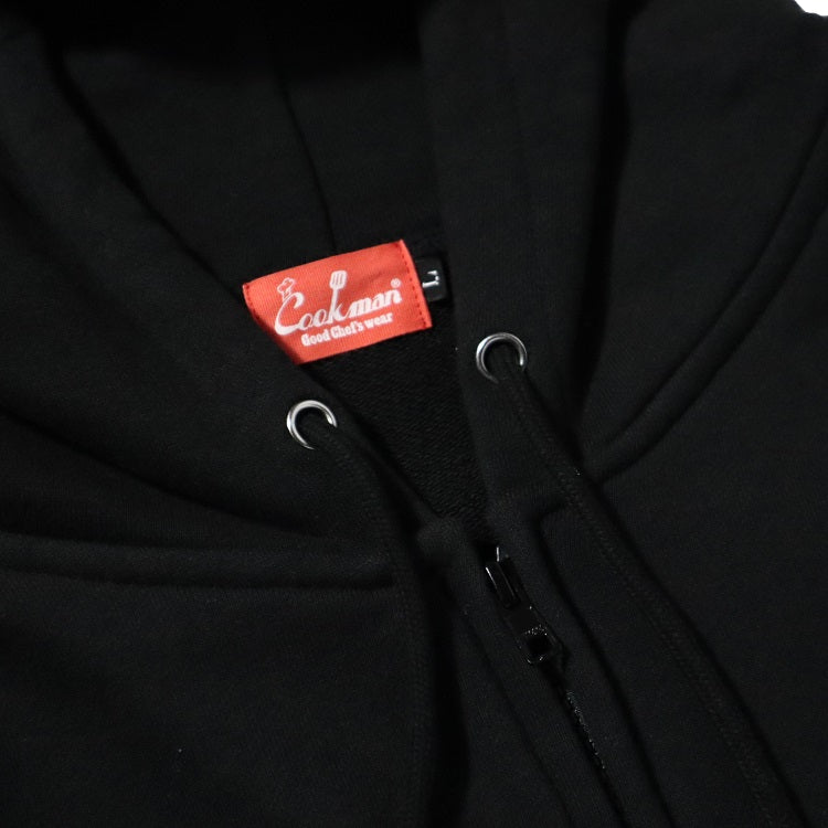 Cookman Zip-up Hoodie - Skull : Black