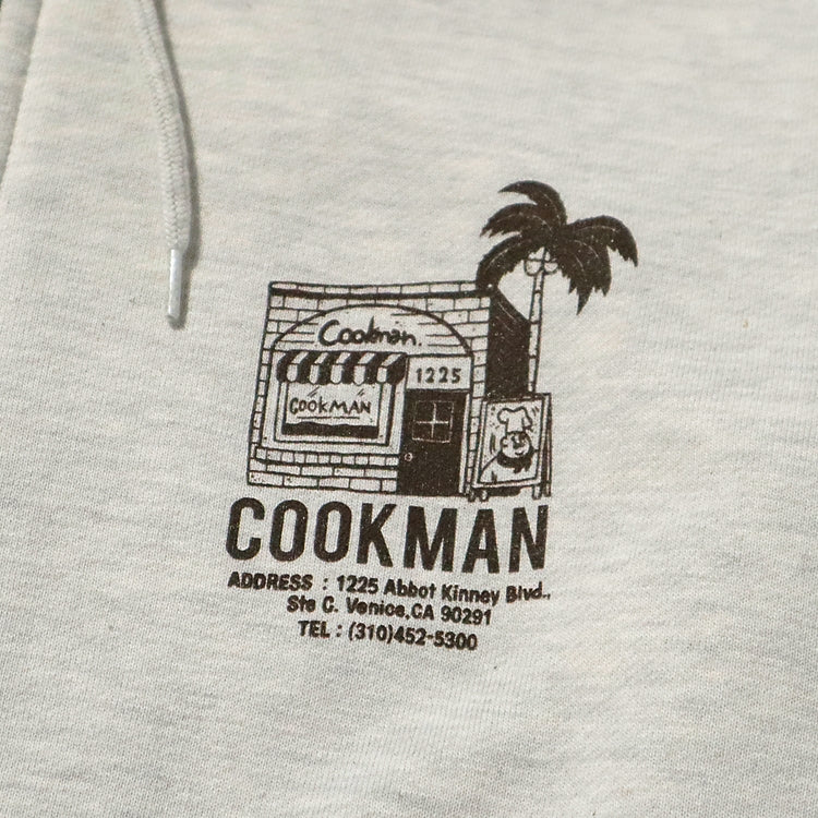 Cookman Zip-up Hoodie - TM paint Abbot Kinney : Off White