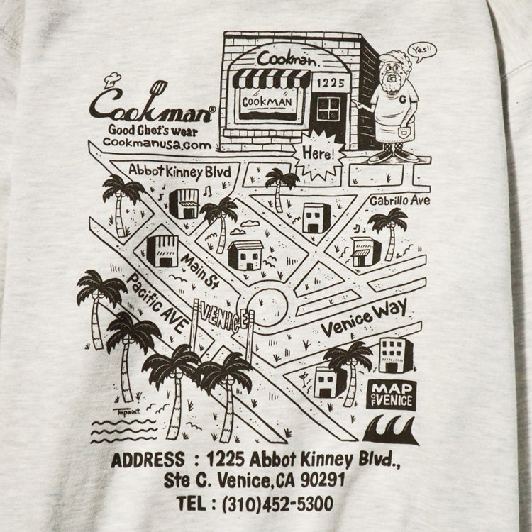 Cookman Zip-up Hoodie - TM paint Abbot Kinney : Off White