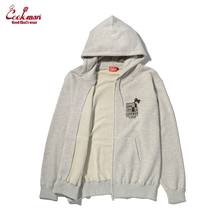 Cookman Zip-up Hoodie - TM paint Abbot Kinney : Off White