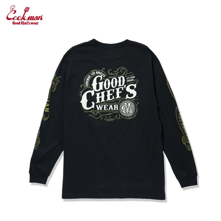 Cookman Long Sleeve Tees - Chocolate Package : Black