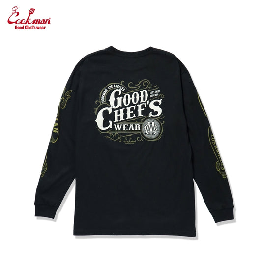 Cookman Long Sleeve Tees - Chocolate Package : Black