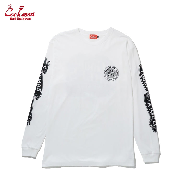 Cookman Long Sleeve Tees - Chocolate Package : White