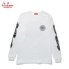 Cookman Long Sleeve Tees - Chocolate Package : White