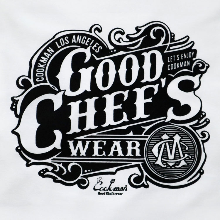 Cookman Long Sleeve Tees - Chocolate Package : White