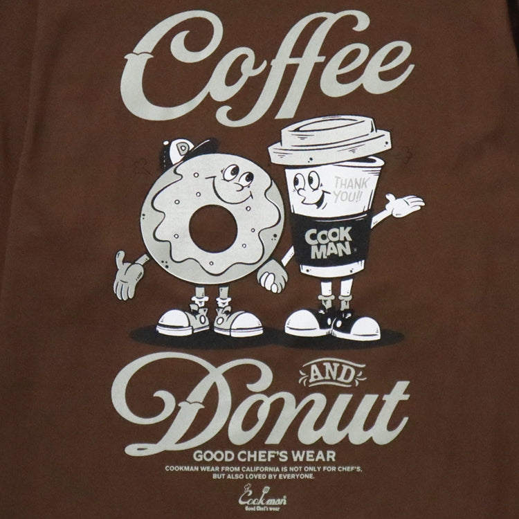 Cookman Long Sleeve Tees - Coffee & Donut : Dark Brown