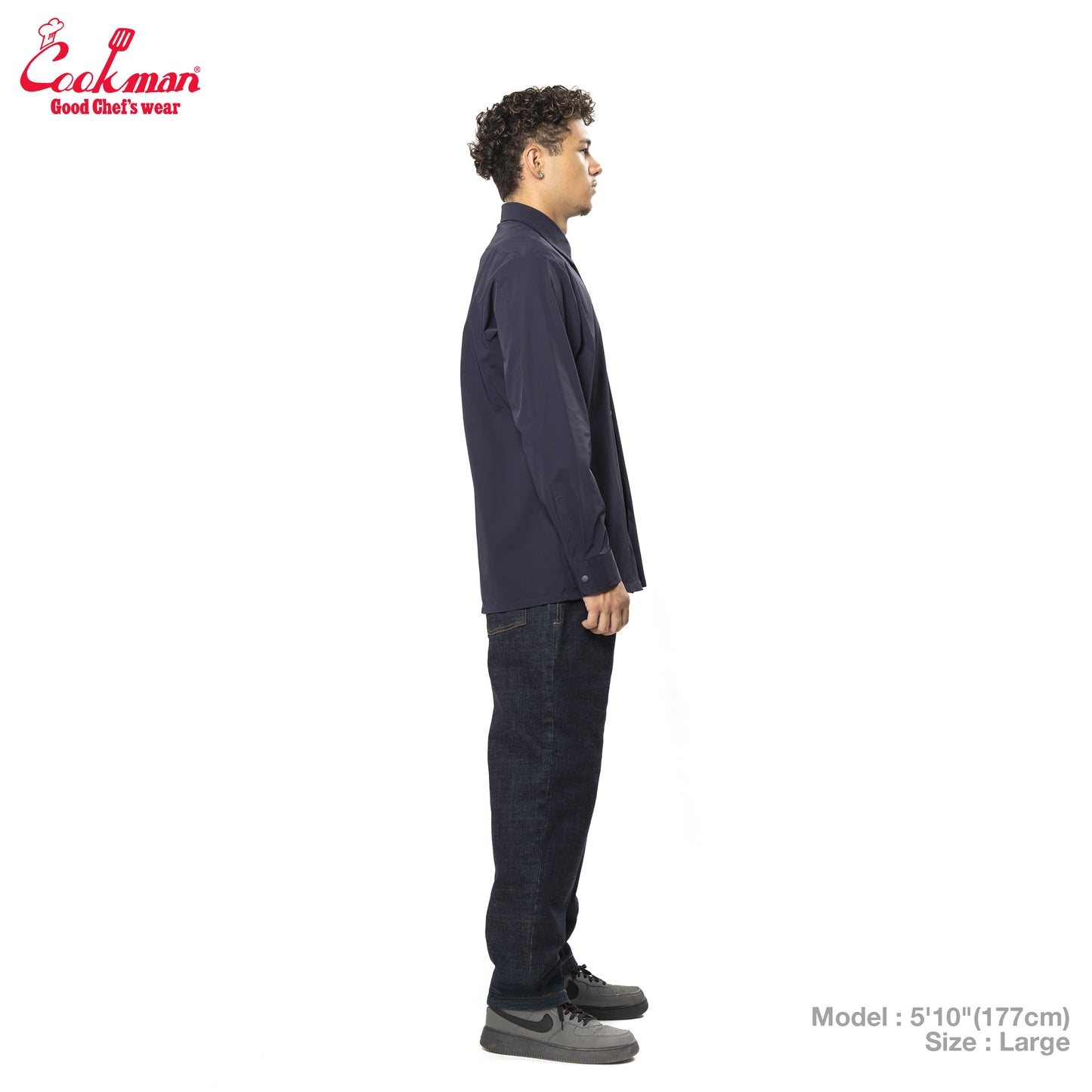 Cookman Work Shirts Long Sleeve - Navy