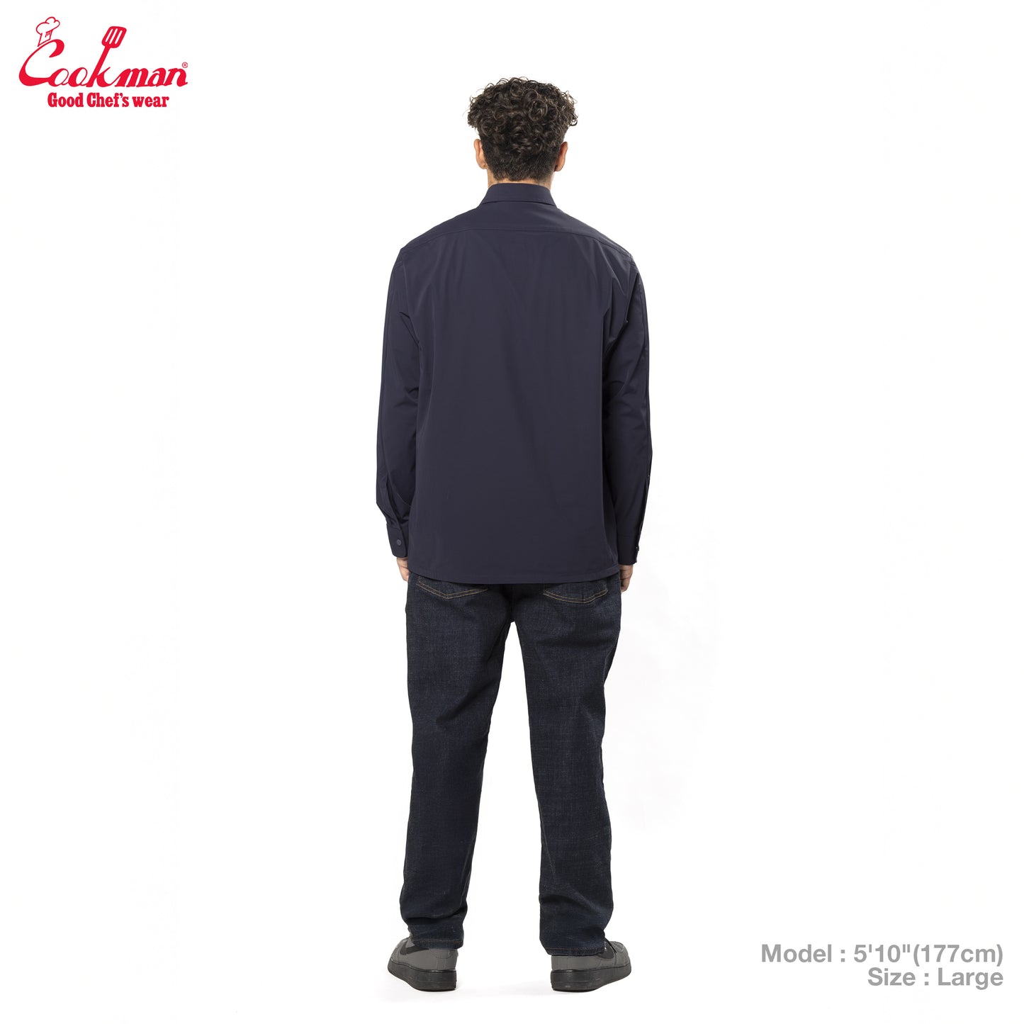 Cookman Work Shirts Long Sleeve - Navy