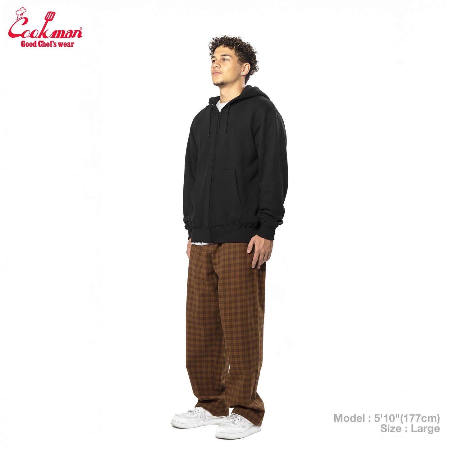 Cookman Chef Pants Semiwide -  Light Tweed : Scottish Tartan Brown