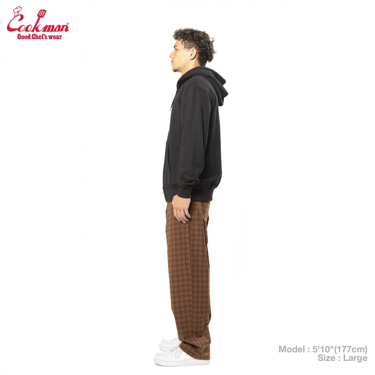 Cookman Chef Pants Semiwide -  Light Tweed : Scottish Tartan Brown