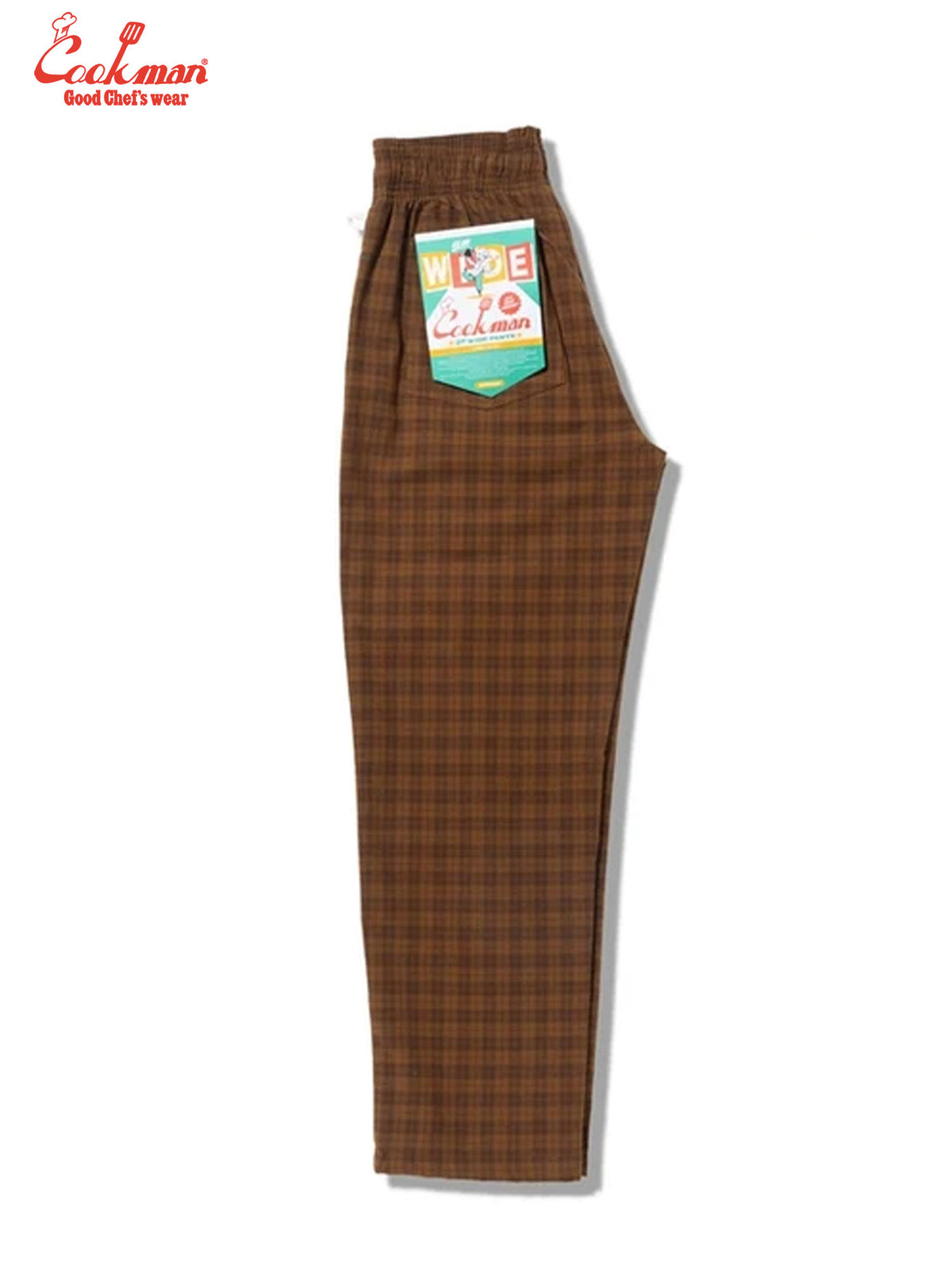 Chef Pants Semiwide -  Light Tweed : Scottish Tartan Brown