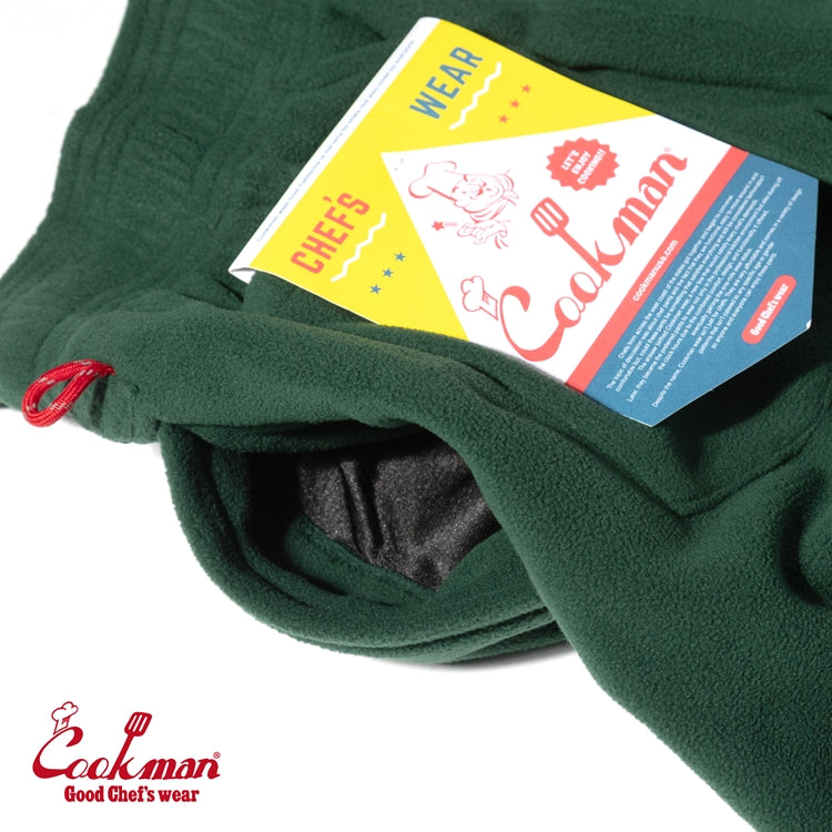 Cookman Chef Pants - Fleece : Dark Green