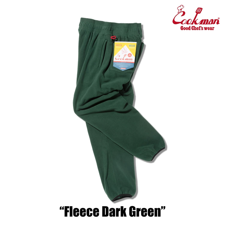 Cookman Chef Pants - Fleece : Dark Green