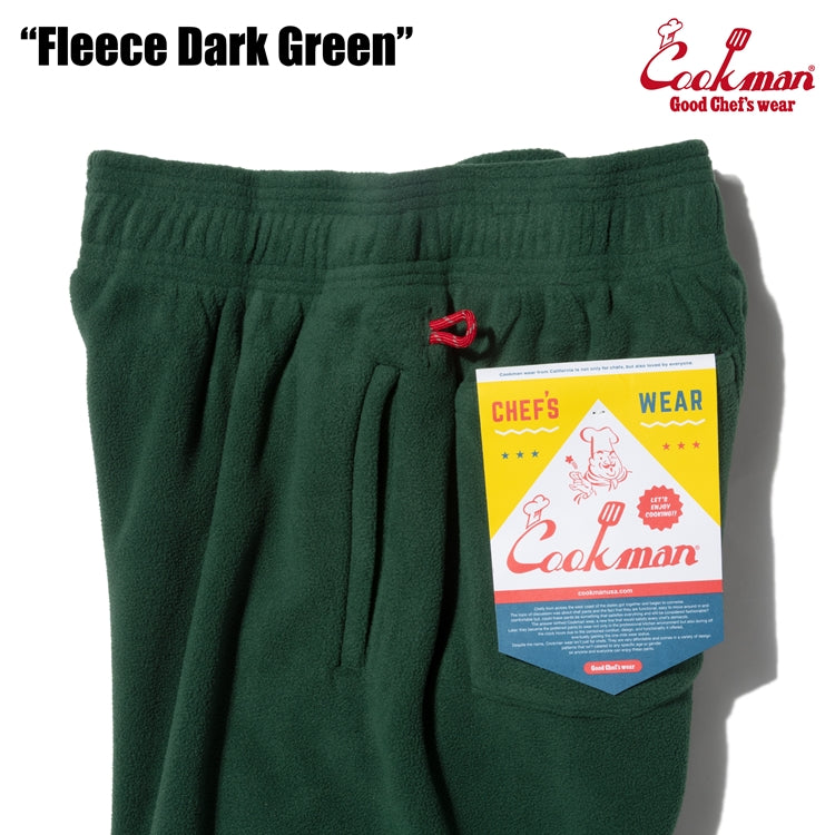 Cookman Chef Pants - Fleece : Dark Green