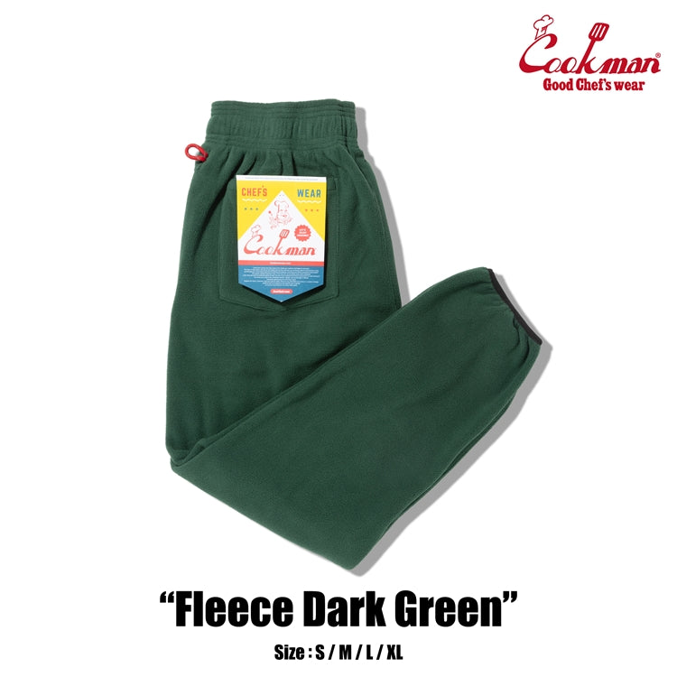 Cookman Chef Pants - Fleece : Dark Green