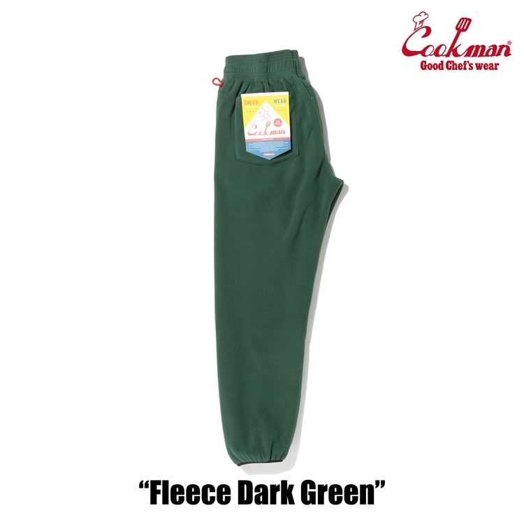 Cookman Chef Pants - Fleece : Dark Green