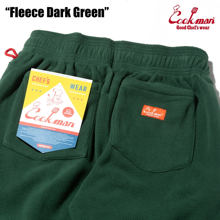 Cookman Chef Pants - Fleece : Dark Green