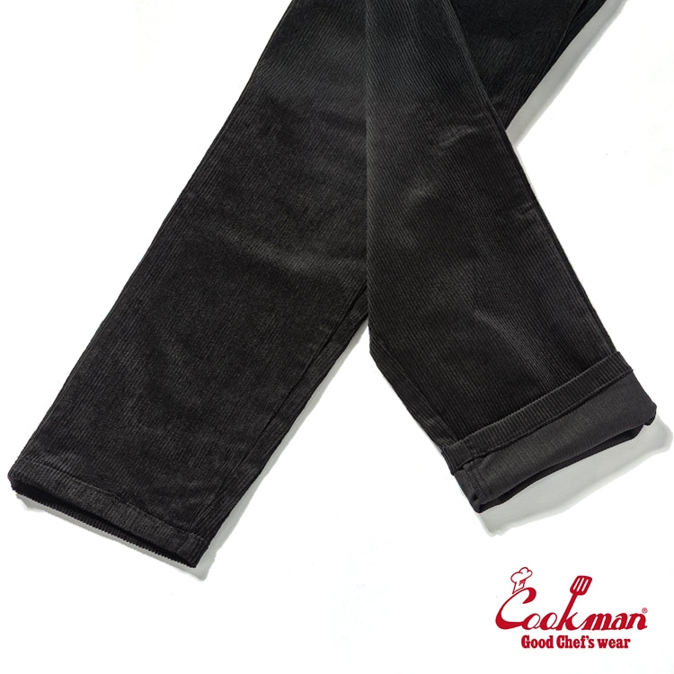 Cookman Waiter's Pants (stretch) - Corduroy : Black