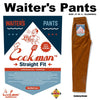 Cookman Waiter's Pants (stretch) - Corduroy : Brown