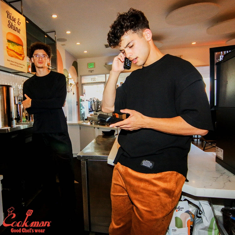 Cookman Waiter's Pants (stretch) - Corduroy : Brown