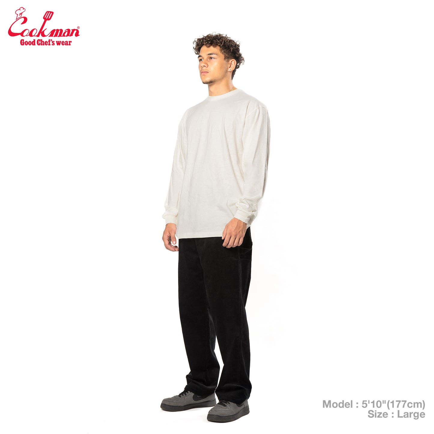 Cookman Carpenter's Pants : Corduroy - Black