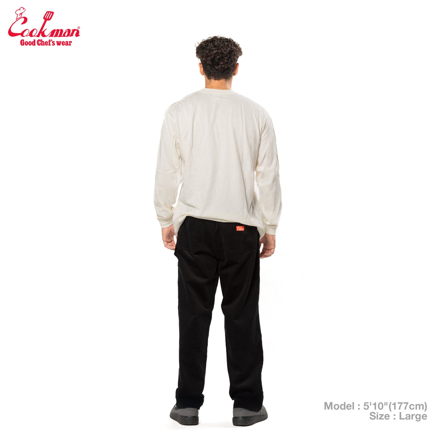 Cookman Carpenter's Pants : Corduroy - Black