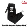 Cookman Chef Pants Semiwide - Black Belt Corduroy : Black
