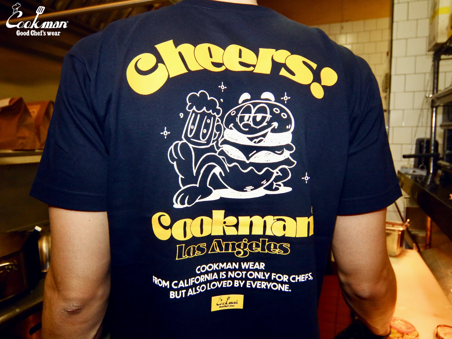 Tees - Cheers Burger : Navy