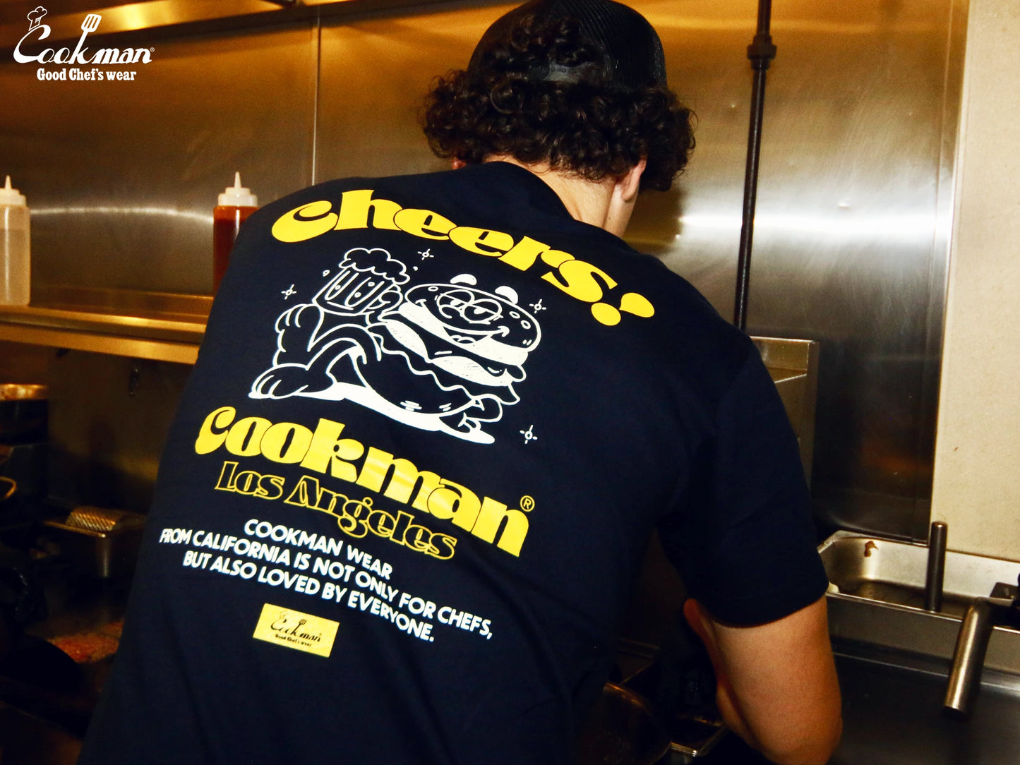 Tees - Cheers Burger : Navy