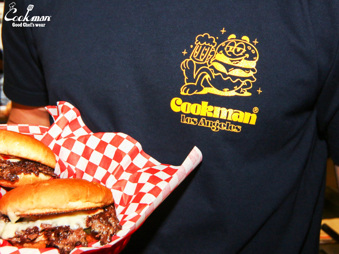 Tees - Cheers Burger : Navy