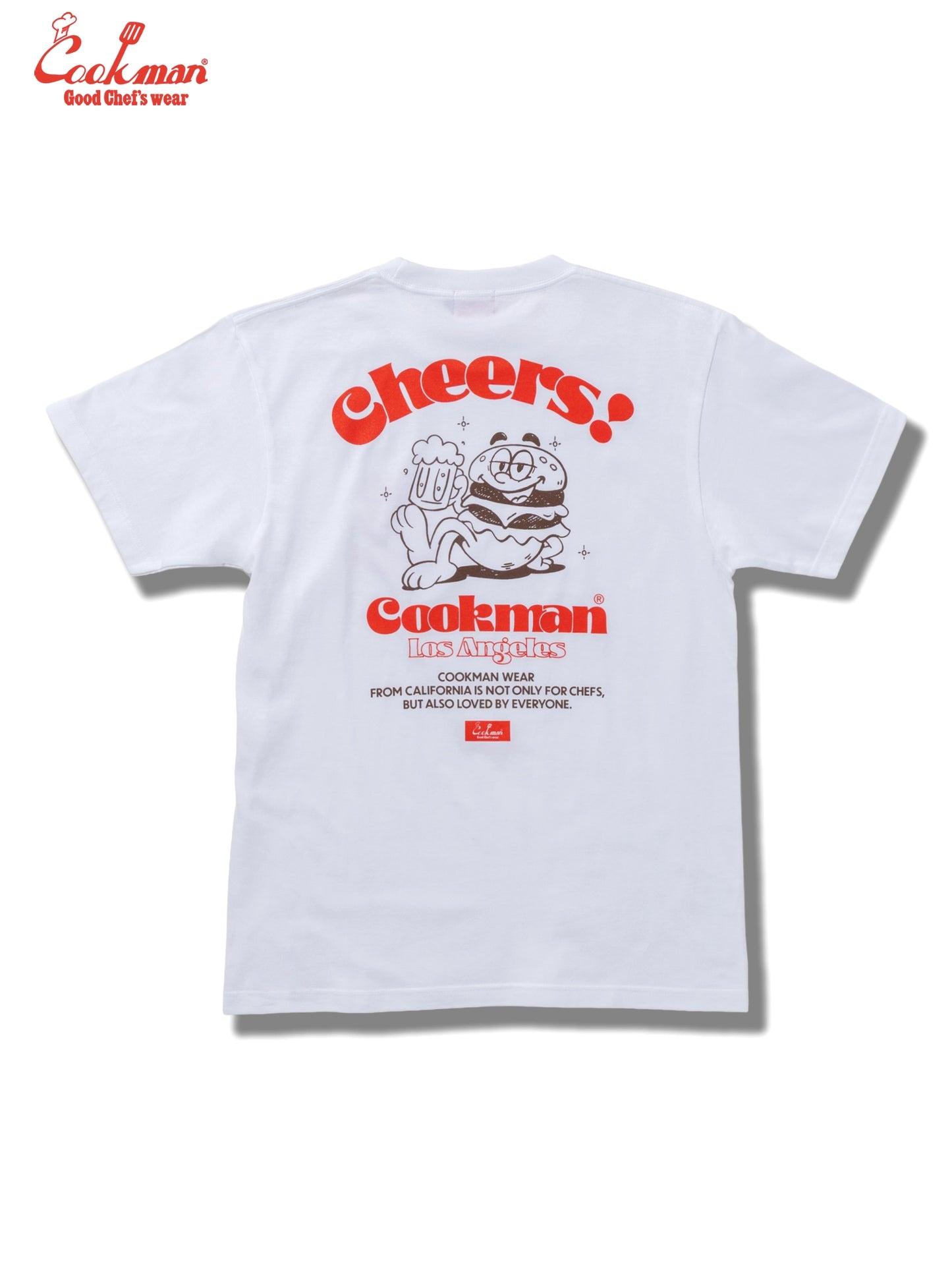 Tees - Cheers Burger : White