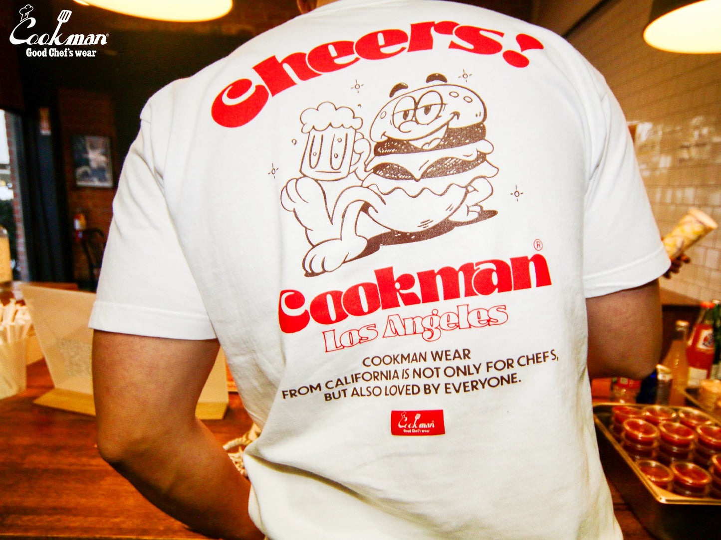 Tees - Cheers Burger : White