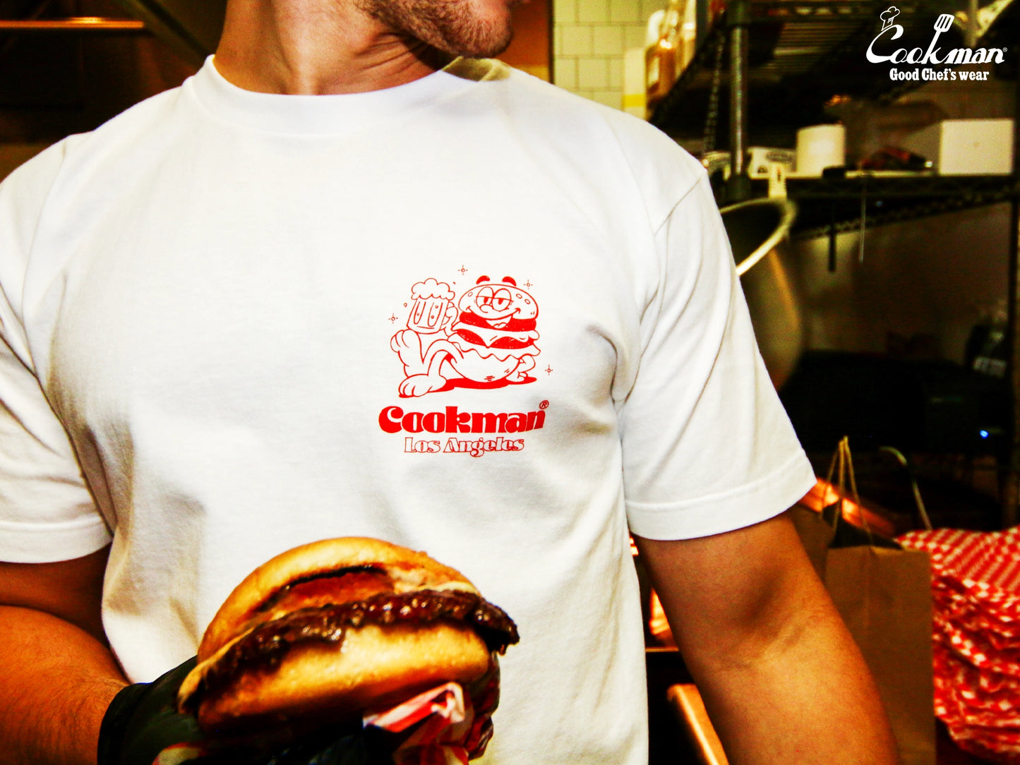 Tees - Cheers Burger : White
