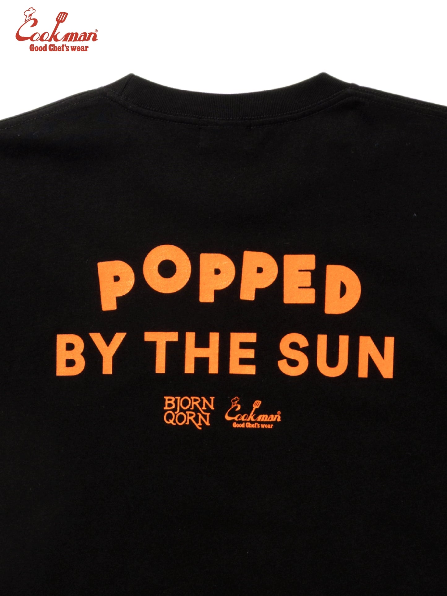 Tees - BjornQorn Popped by The Sun : Black