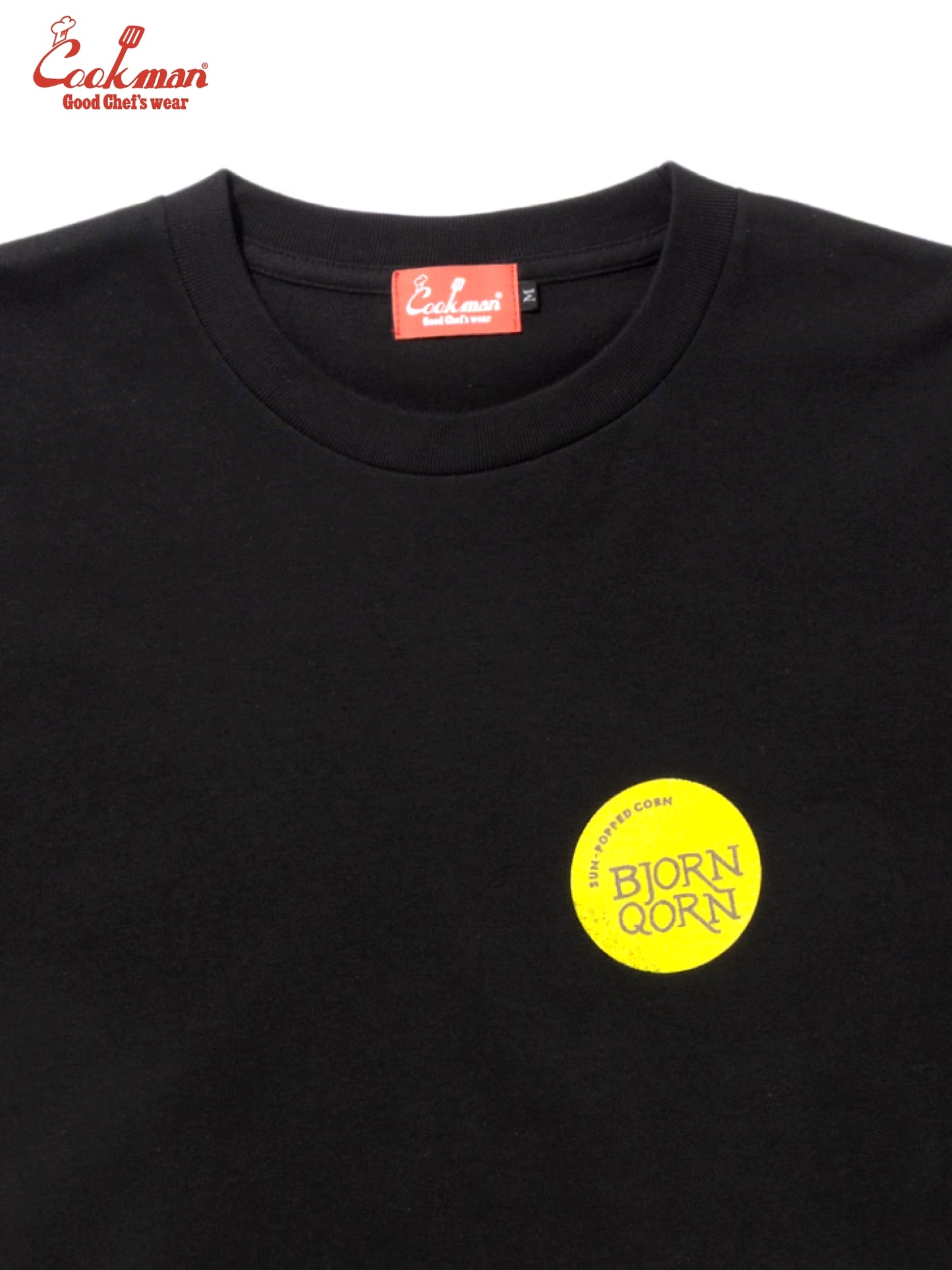 Tees - BjornQorn Popped by The Sun : Black