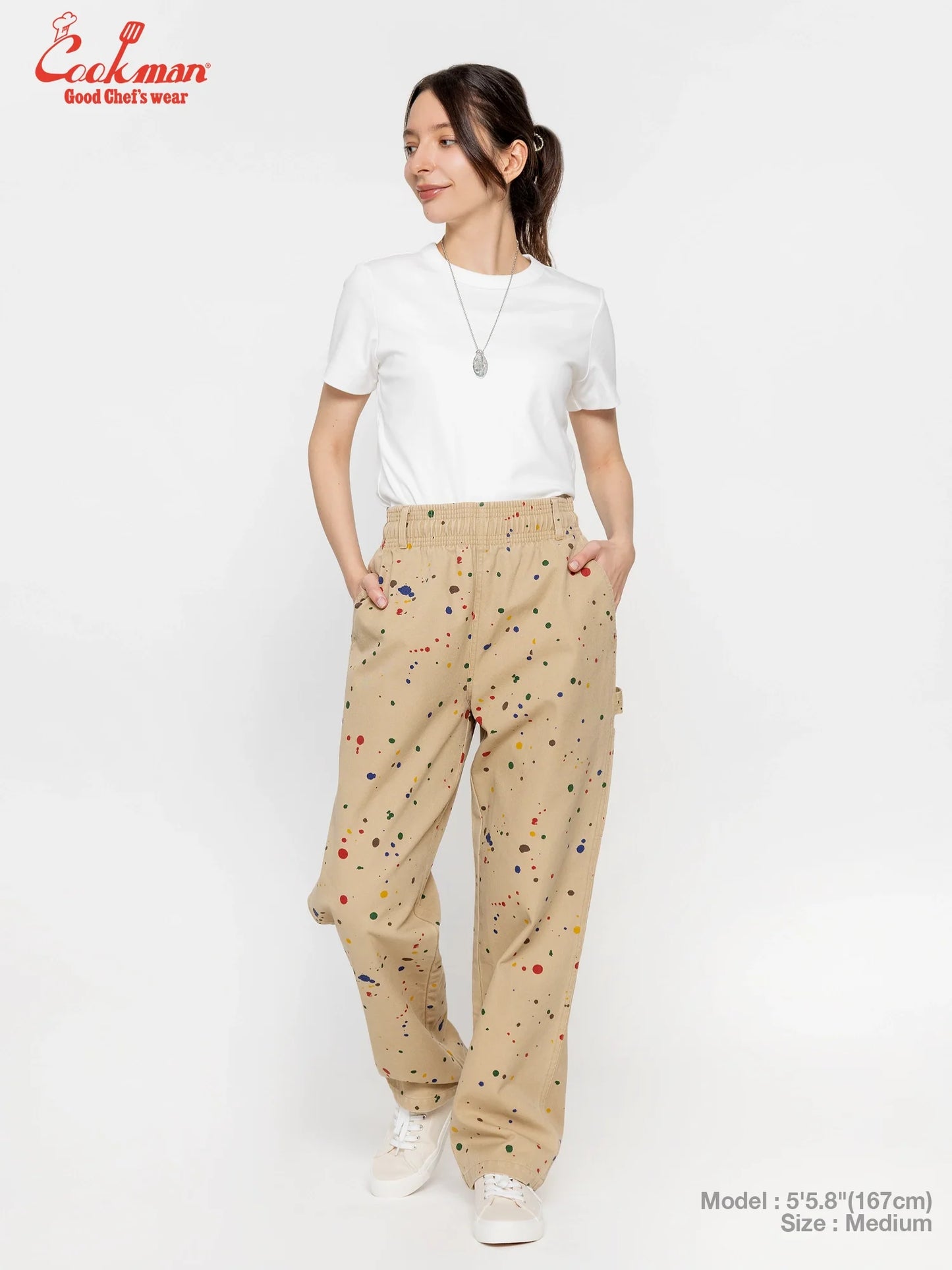 Carpenter's Pants : Washed duck canvas -  Sauce Splash