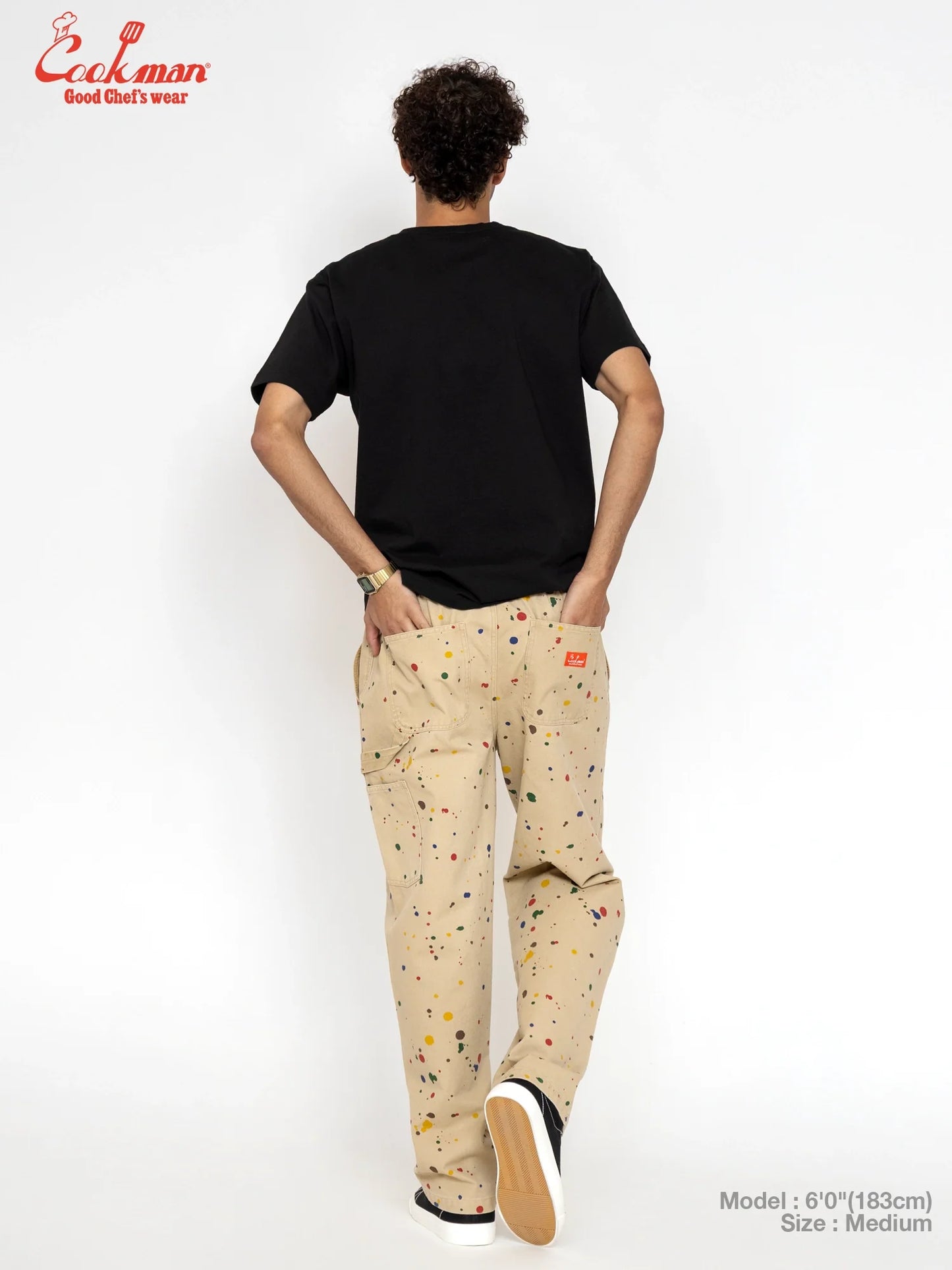 Carpenter's Pants : Washed duck canvas -  Sauce Splash