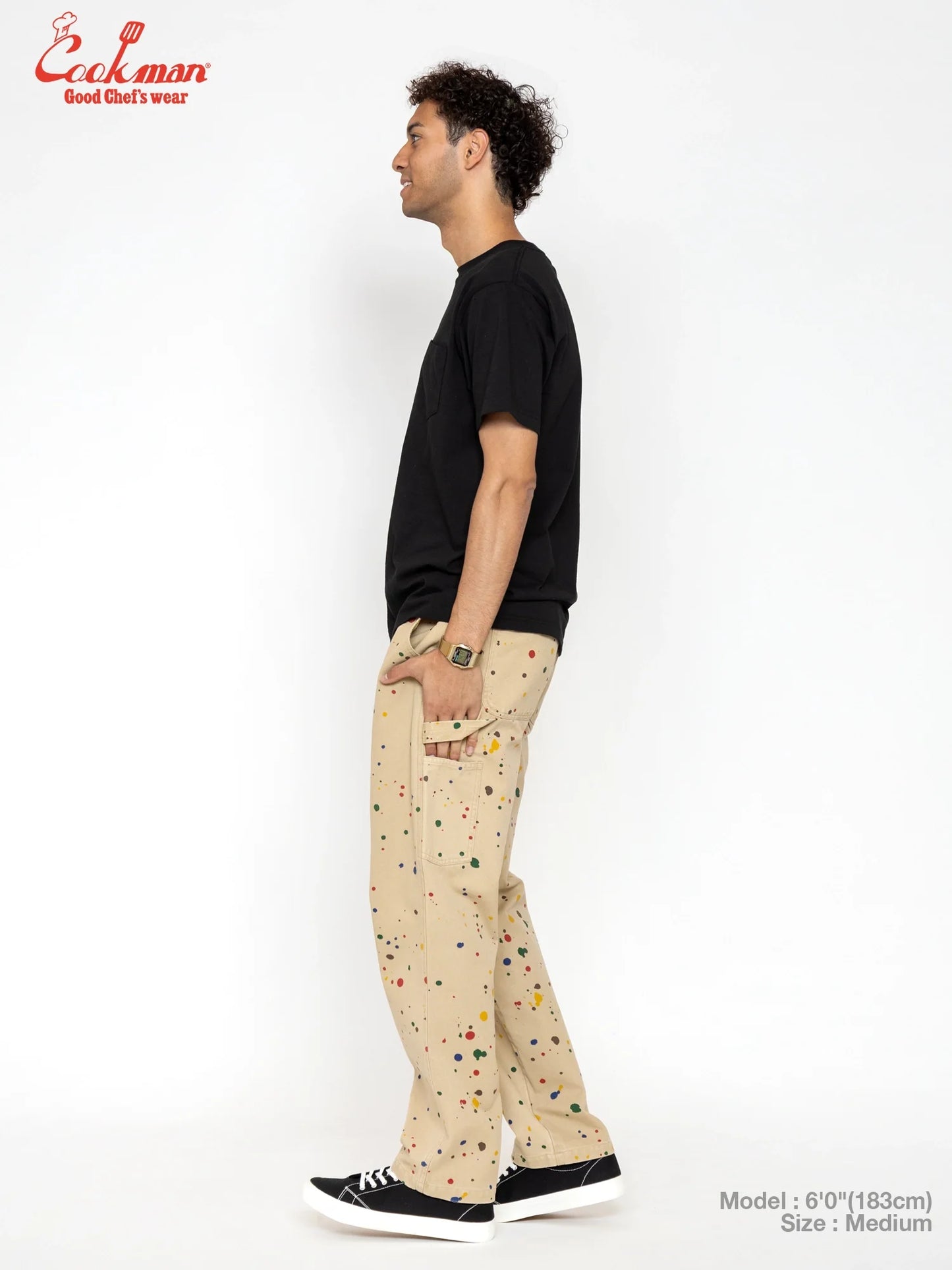 Carpenter's Pants : Washed duck canvas -  Sauce Splash