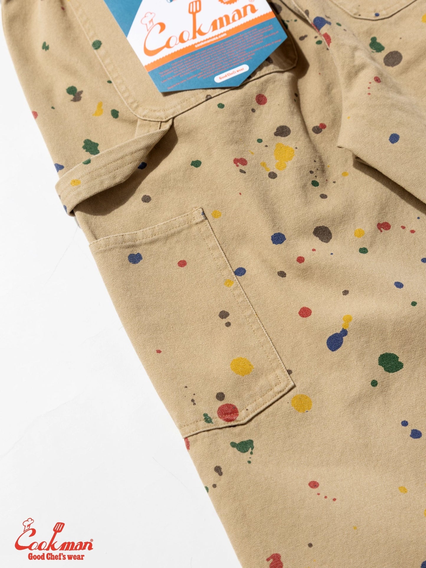 Carpenter's Pants : Washed duck canvas -  Sauce Splash