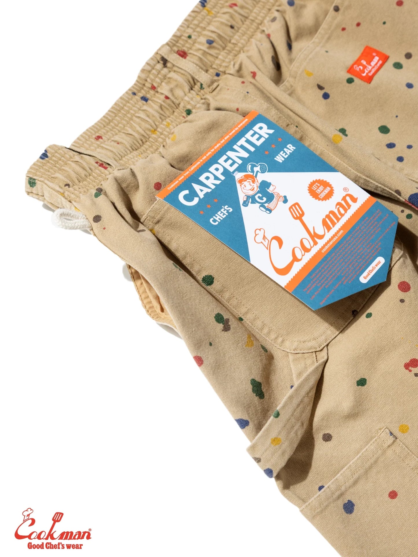 Carpenter's Pants : Washed duck canvas -  Sauce Splash