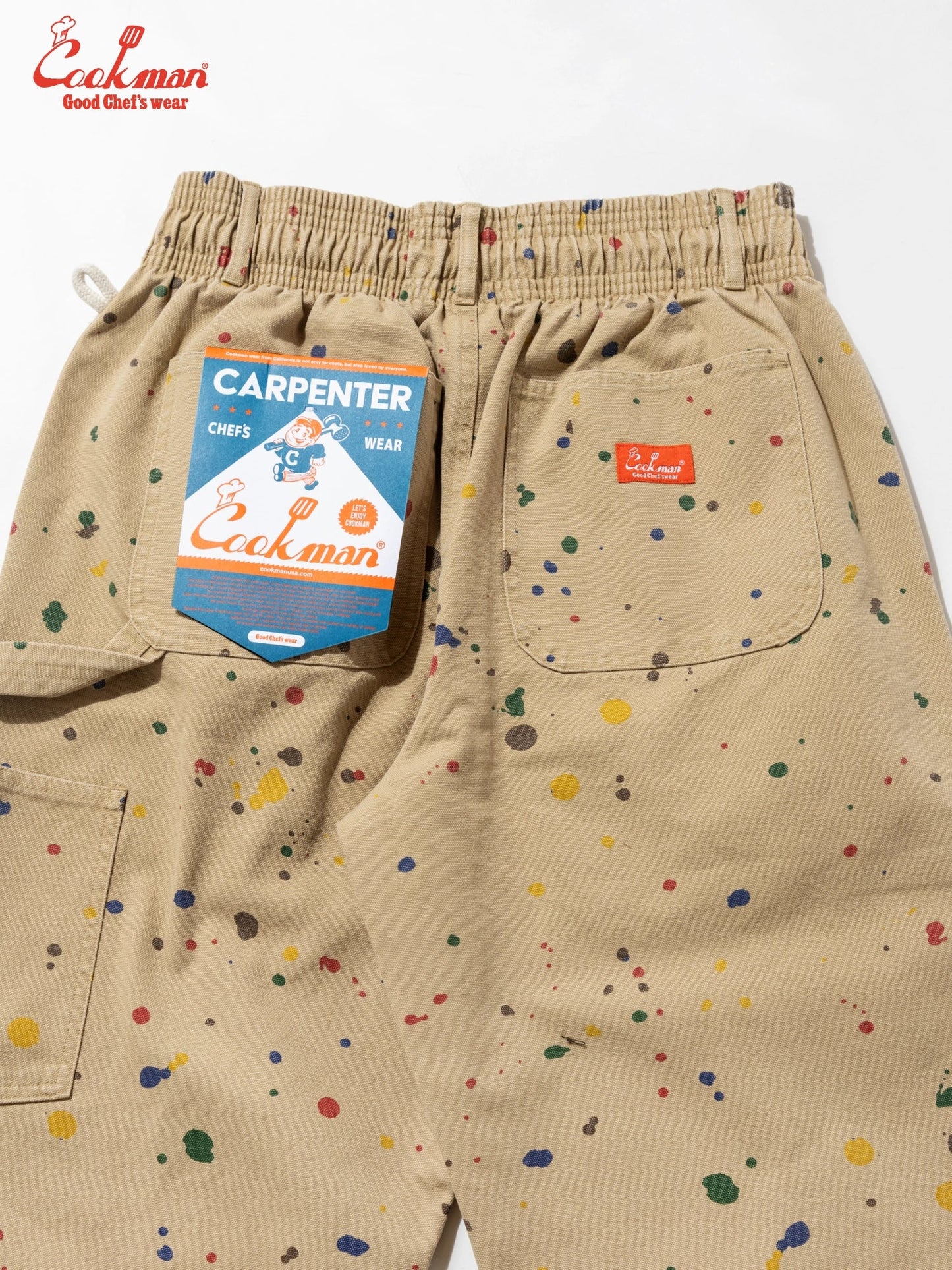 Carpenter's Pants : Washed duck canvas -  Sauce Splash