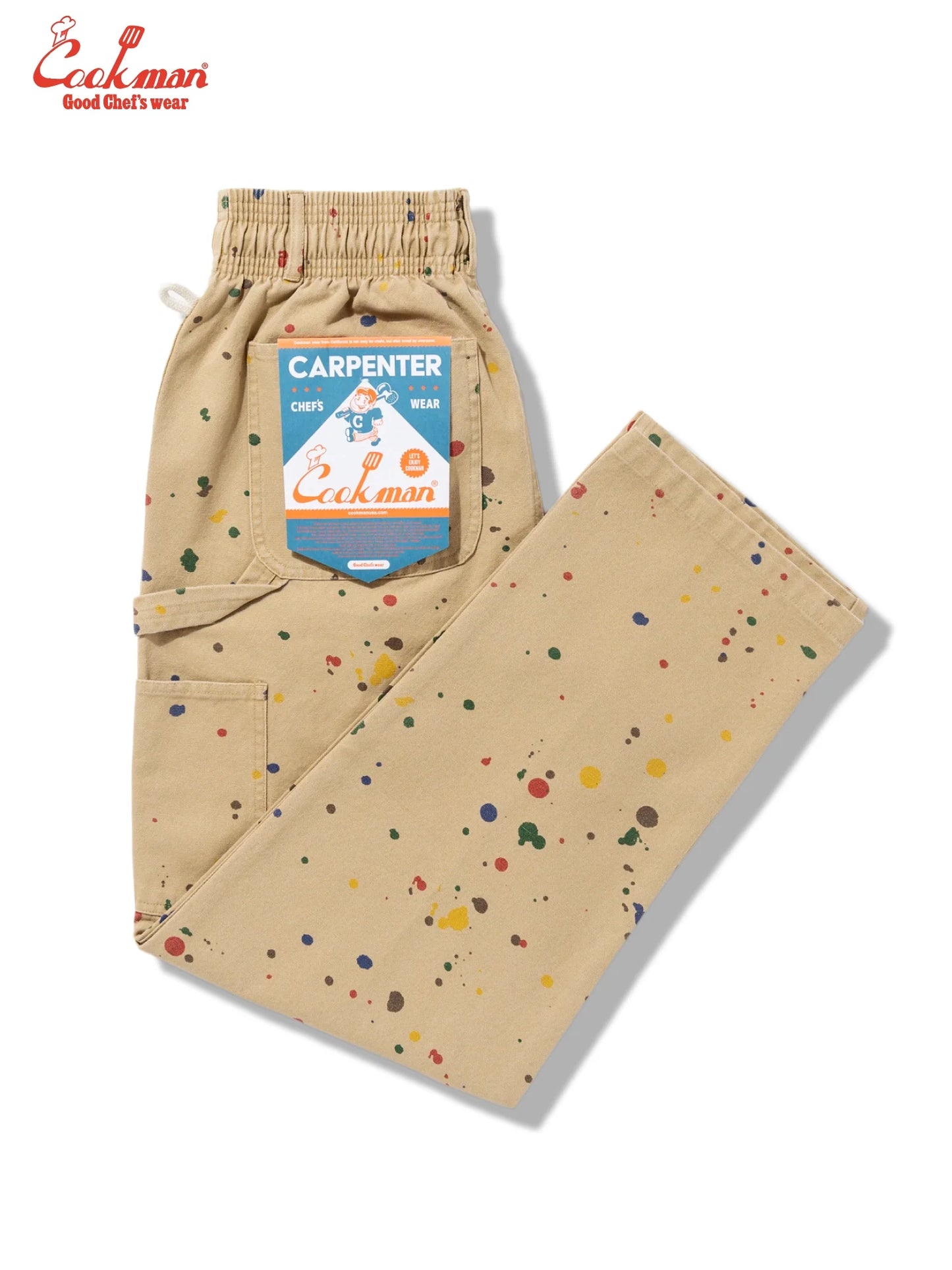 Carpenter's Pants : Washed duck canvas -  Sauce Splash