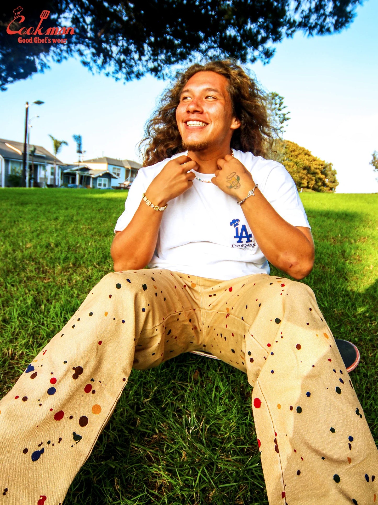 Carpenter's Pants : Washed duck canvas -  Sauce Splash