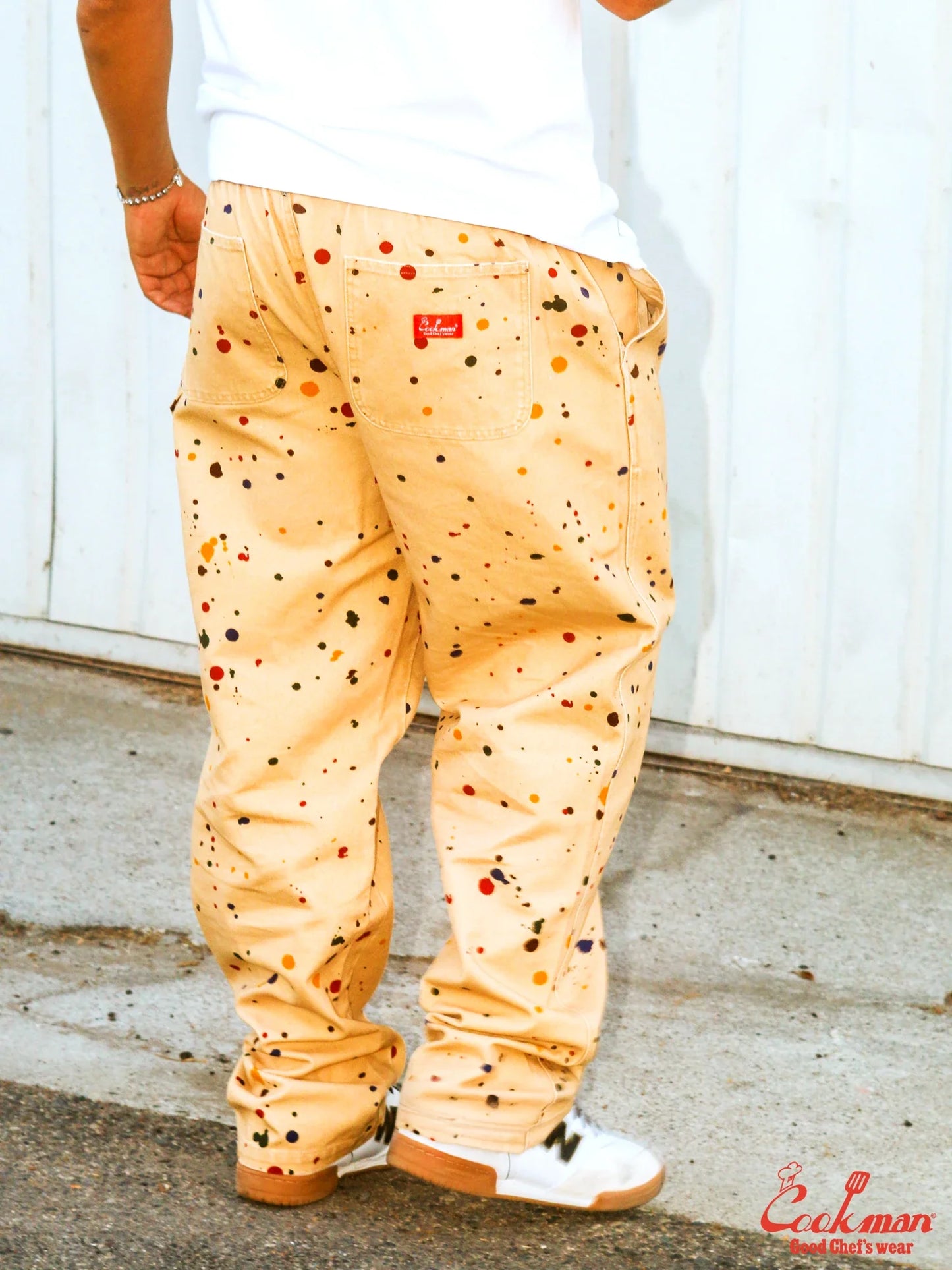 Carpenter's Pants : Washed duck canvas -  Sauce Splash