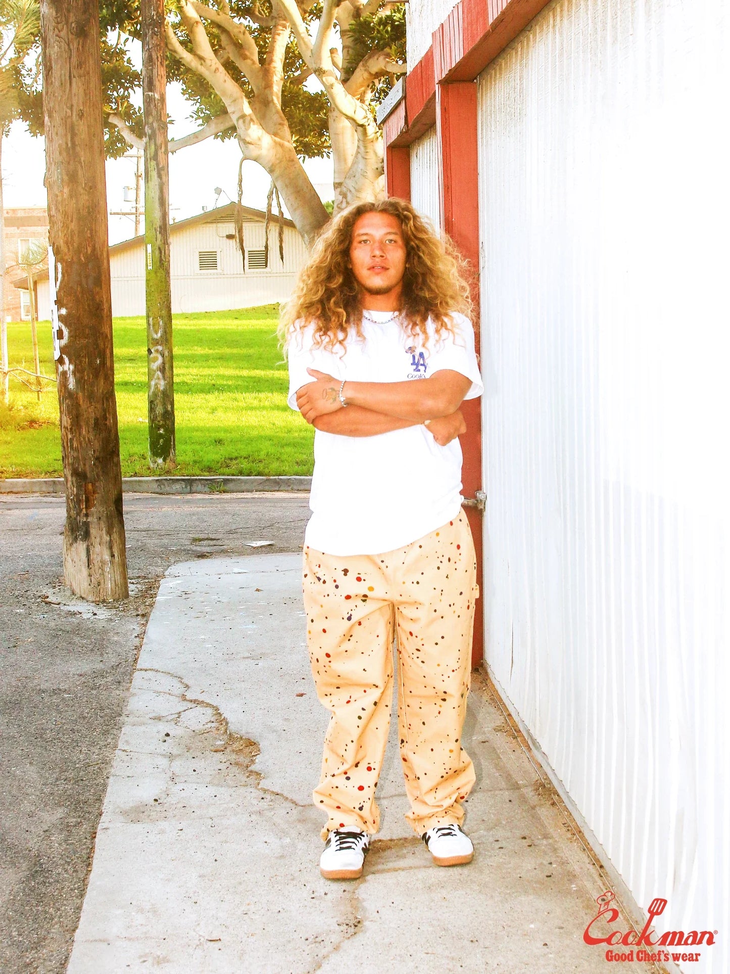Carpenter's Pants : Washed duck canvas -  Sauce Splash