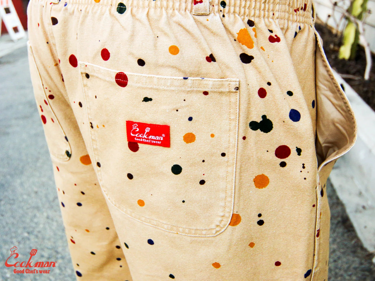 Carpenter's Pants : Washed duck canvas -  Sauce Splash