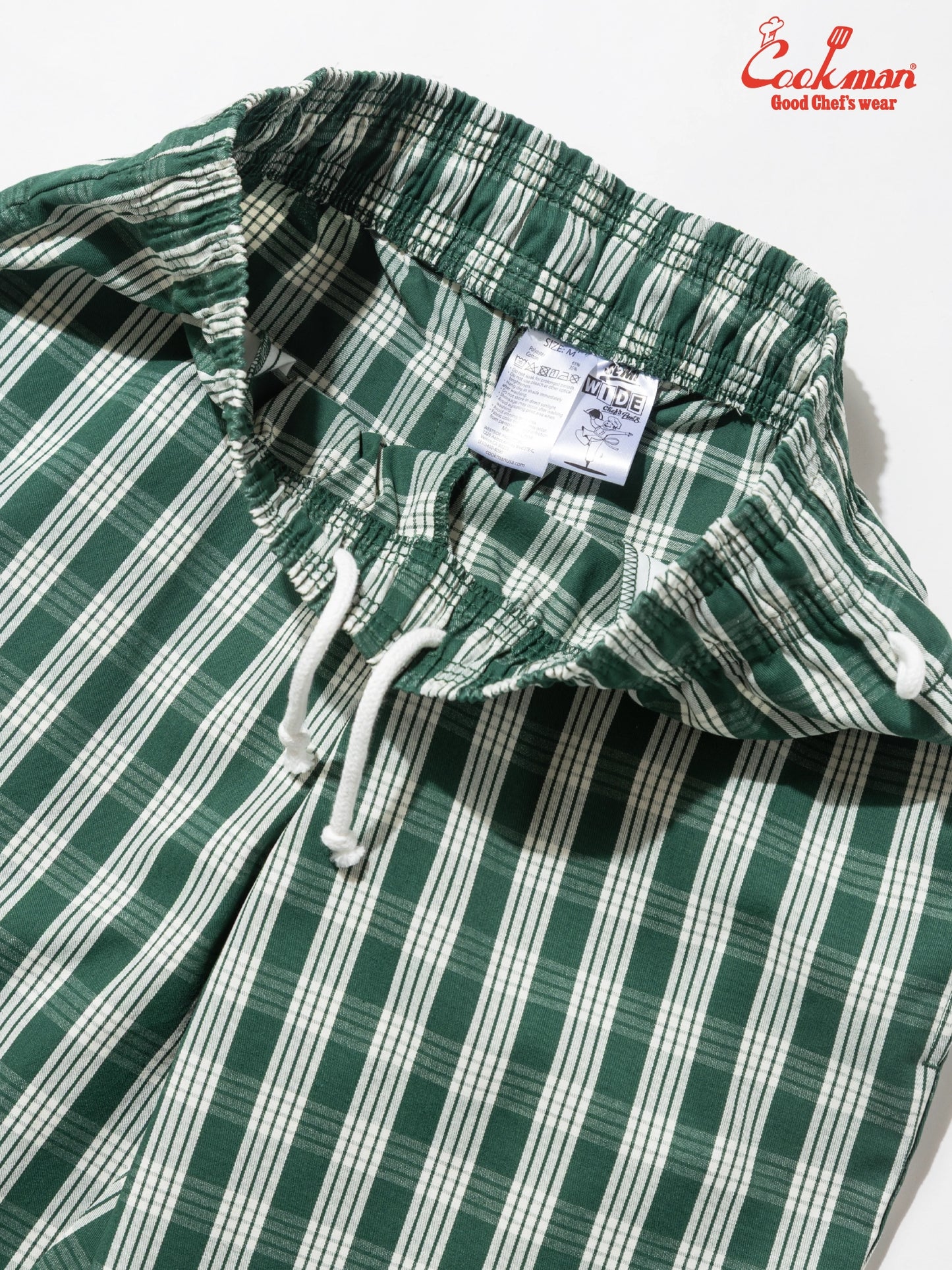 Chef Pants Semiwide -  PALAKA Check : Green